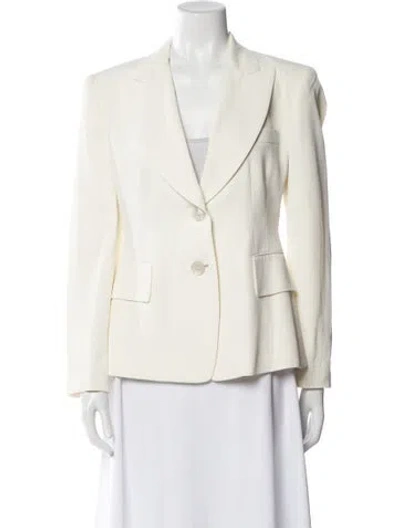 Pre-owned Donna Karan Blazer In Neutral