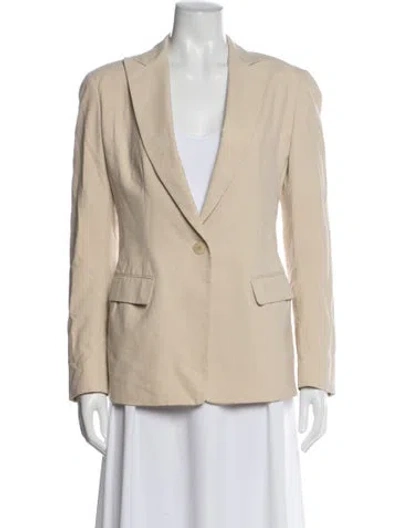 Pre-owned Donna Karan Blazer In Neutral