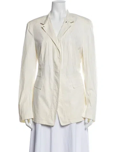 Pre-owned Donna Karan Blazer In Neutral