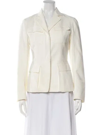 Pre-owned Donna Karan Blazer In Neutral