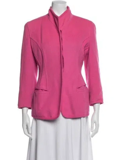 Pre-owned Donna Karan Blazer In Pink
