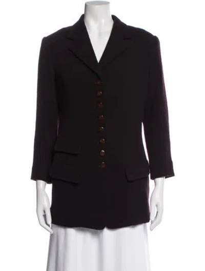 Pre-owned Donna Karan Blazer In Purple