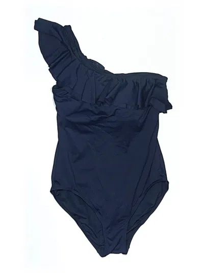 Pre-owned Donna Karan Bodysuit In Blue