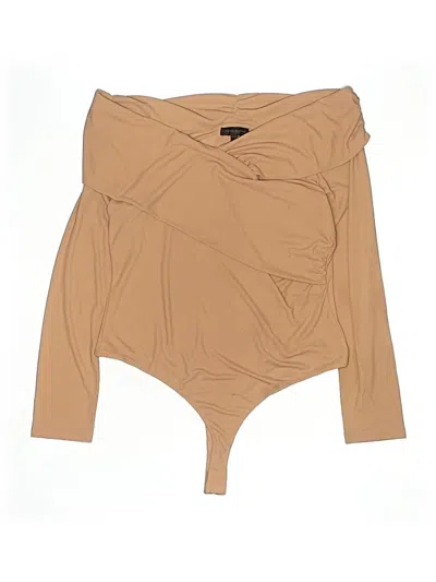 Pre-owned Donna Karan Bodysuit In Tan