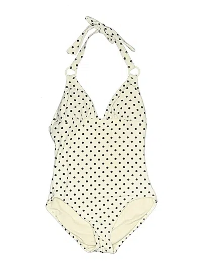 Pre-owned Donna Karan Bodysuit In White