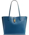 Donna Karan Valley Stream Small Buckle Tote In Peacock