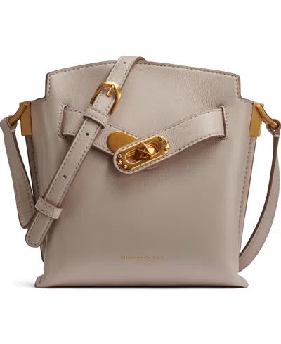 Donna Karan Bridgehampton Turnlock Crossbody In Neutral