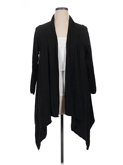 Pre-owned Donna Karan Cardigan Sweater In Black