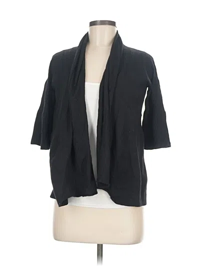 Pre-owned Donna Karan Cardigan Sweater In Black