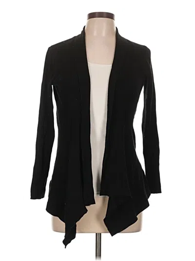 Pre-owned Donna Karan Cardigan Sweater In Black