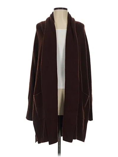 Pre-owned Donna Karan Cardigan Sweater In Brown