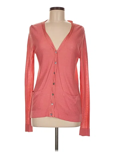 Pre-owned Donna Karan Cardigan Sweater In Pink