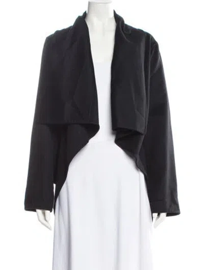 Pre-owned Donna Karan Cashmere Bolero In Black