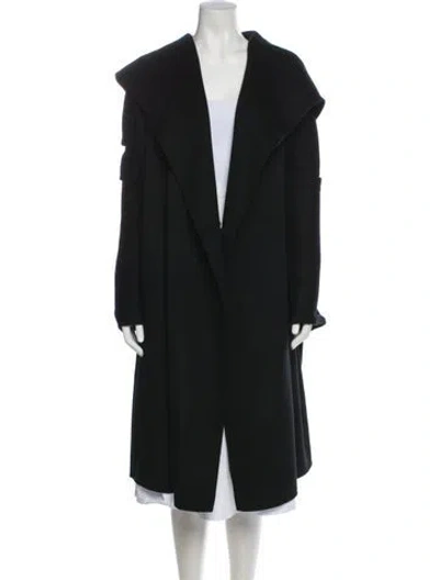 Pre-owned Donna Karan Cashmere Coat In Black