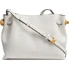 Donna Karan Cashmere Crossbody Bag In Brilliant White