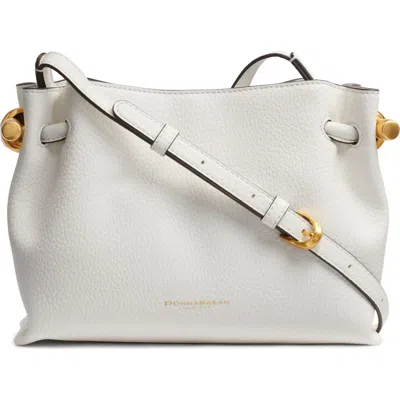 Donna Karan Cashmere Crossbody Bag In Brilliant White