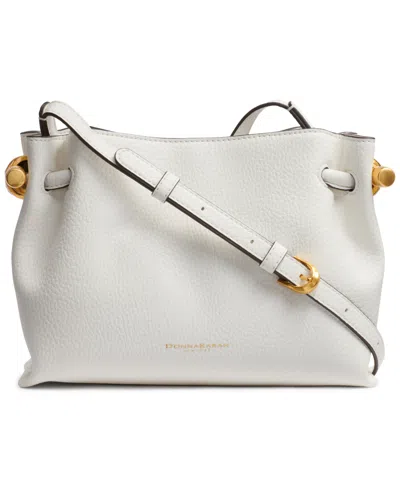 Donna Karan Cashmere Crossbody Bag In White