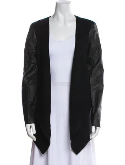 Pre-owned Donna Karan Cashmere Jacket In Black