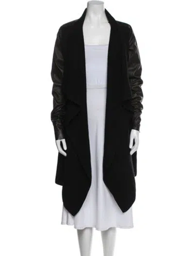 Pre-owned Donna Karan Cashmere Jacket In Black