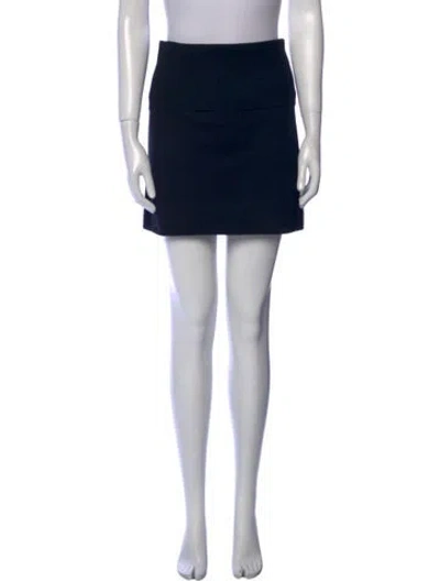 Pre-owned Donna Karan Cashmere Knee-length Skirt In Black