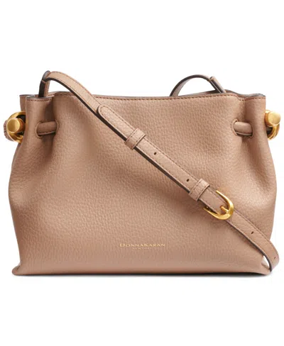 Donna Karan Cashmere Mini Crossbody Bag In Toasted Almond