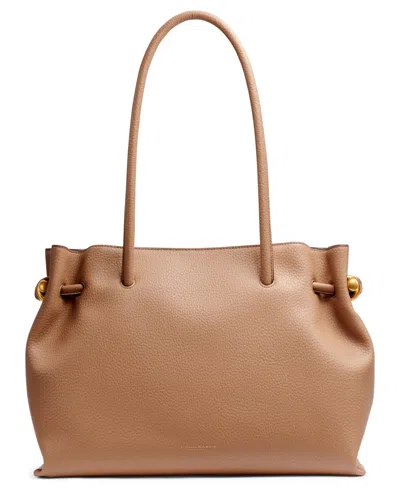 Donna Karan Cashmere Mini Tote Bag In Toasted Almond