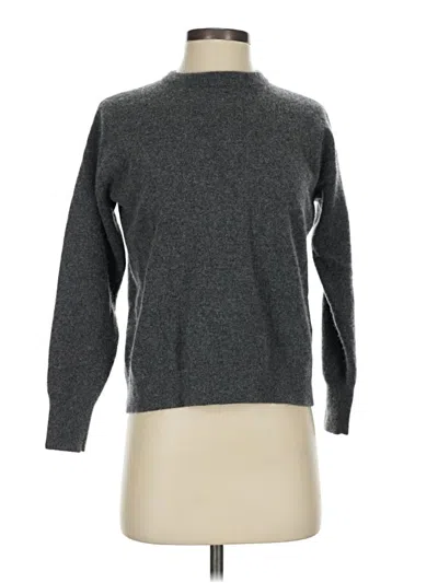 Pre-owned Donna Karan Cashmere Pullover Sweater In Gray