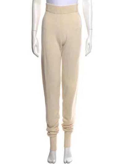 Pre-owned Donna Karan Cashmere Skinny Leg Pants In Neutral