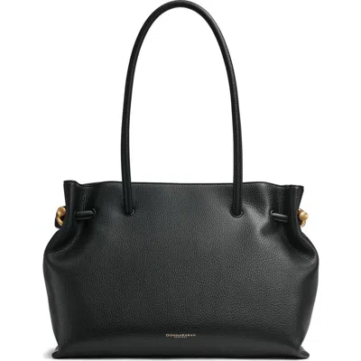 Donna Karan Cashmere Tote In Black/gold