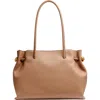 Donna Karan Cashmere Tote In Toasted Almond