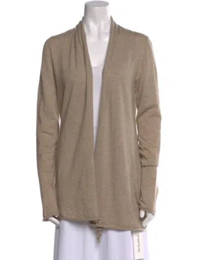 Pre-owned Donna Karan Cashmere V-neck Sweater In Neutral
