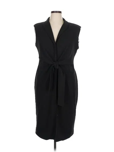 Pre-owned Donna Karan Casual Dress In Black