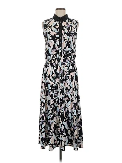 Pre-owned Donna Karan Casual Dress In Black