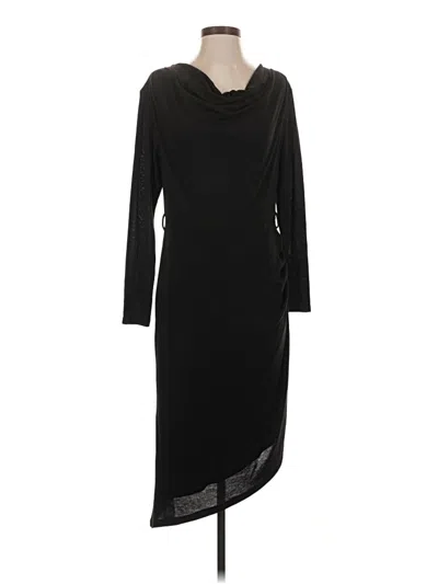 Pre-owned Donna Karan Casual Dress In Black