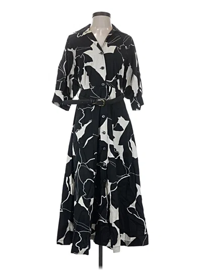 Pre-owned Donna Karan Casual Dress In Black