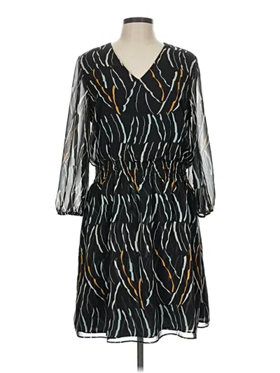 Pre-owned Donna Karan Casual Dress In Black
