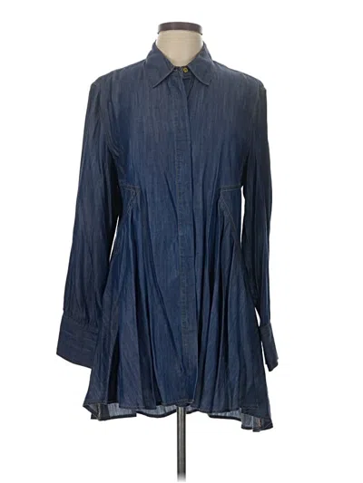 Pre-owned Donna Karan Casual Dress In Blue