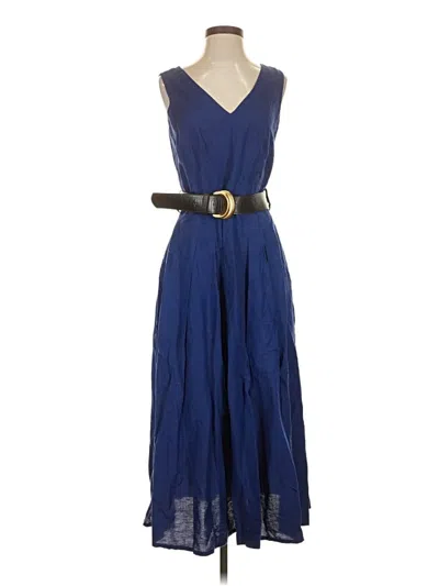 Pre-owned Donna Karan Casual Dress In Blue