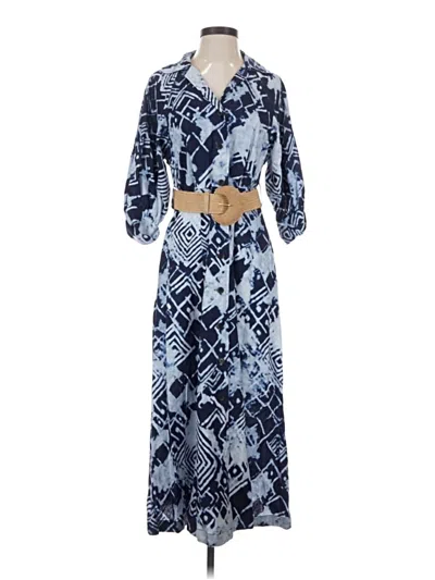 Pre-owned Donna Karan Casual Dress In Blue