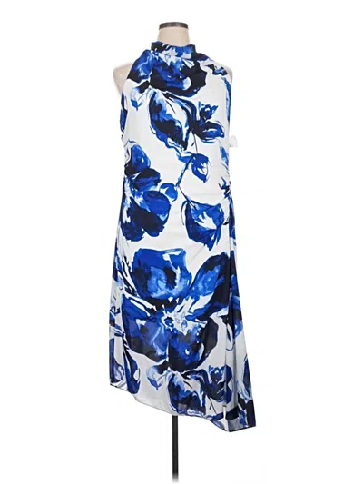Donna Karan Casual Dress In Blue