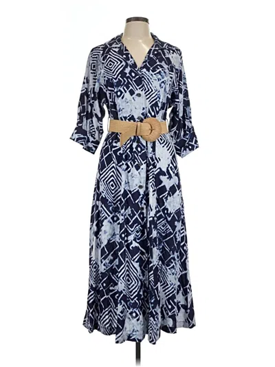 Pre-owned Donna Karan Casual Dress In Blue