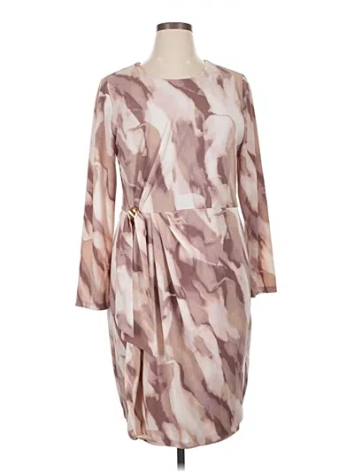 Pre-owned Donna Karan Casual Dress In Brown