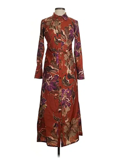 Pre-owned Donna Karan Casual Dress In Brown