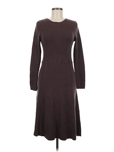 Pre-owned Donna Karan Casual Dress In Brown