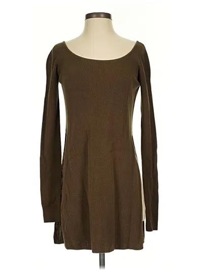 Pre-owned Donna Karan Casual Dress In Brown