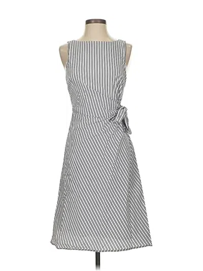Pre-owned Donna Karan Casual Dress In Gray