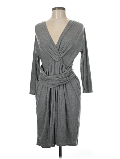 Pre-owned Donna Karan Casual Dress In Gray