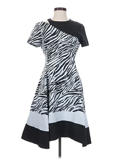 Pre-owned Donna Karan Casual Dress In Gray