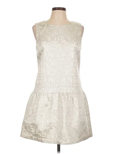 Pre-owned Donna Karan Casual Dress In Silver