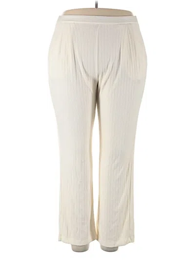 Pre-owned Donna Karan Casual Pants In Ivory